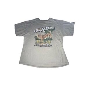 Larry The Cable Guy Git-R-Done Deer Hunting T-Shirt Vintage Adult Size XL